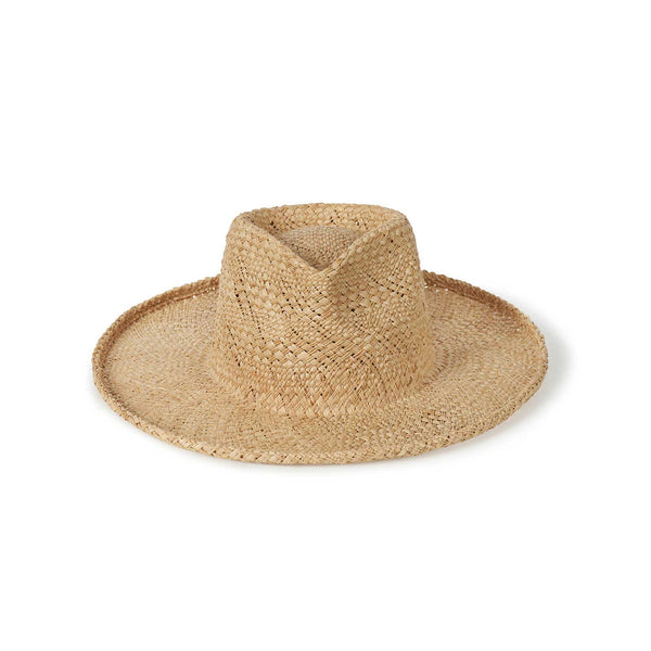 Breeze Fedora - Straw Fedora Hat in Natural