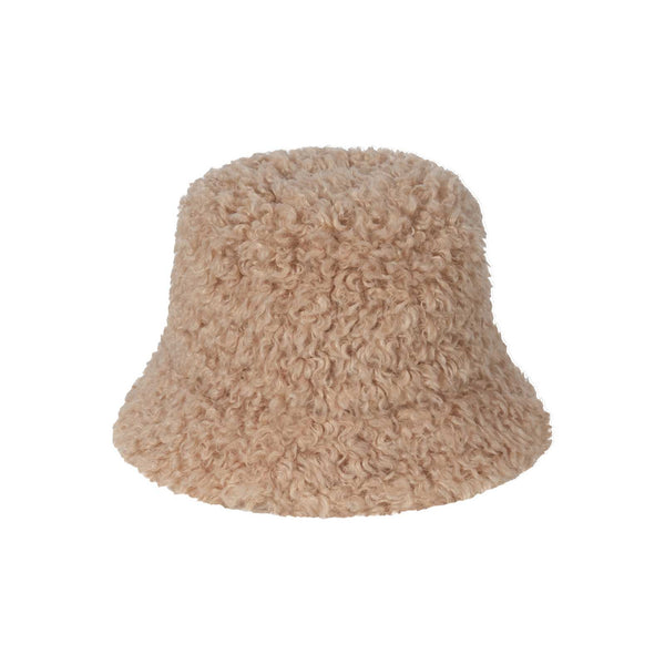 Fluffy Bucket - Cotton Bucket Hat in Cream