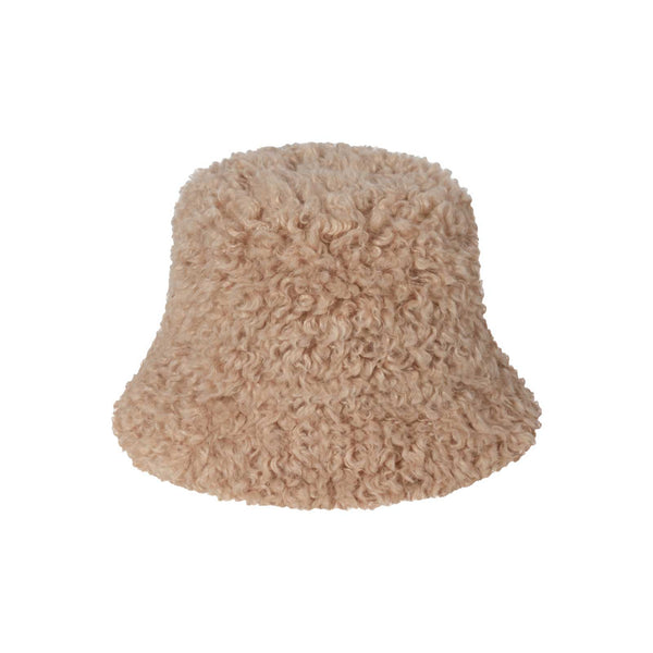 Fluffy Bucket - Cotton Bucket Hat in Cream