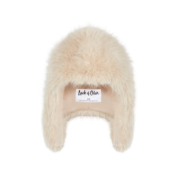 Snuggle Hood - Polyester Beanie in Natural