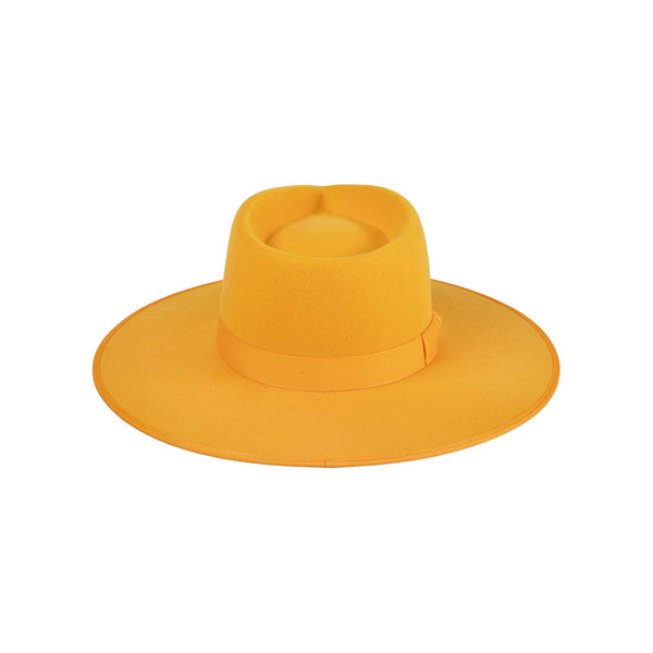 Sunshine Rancher - Wool Felt Rancher Hat in Yellow