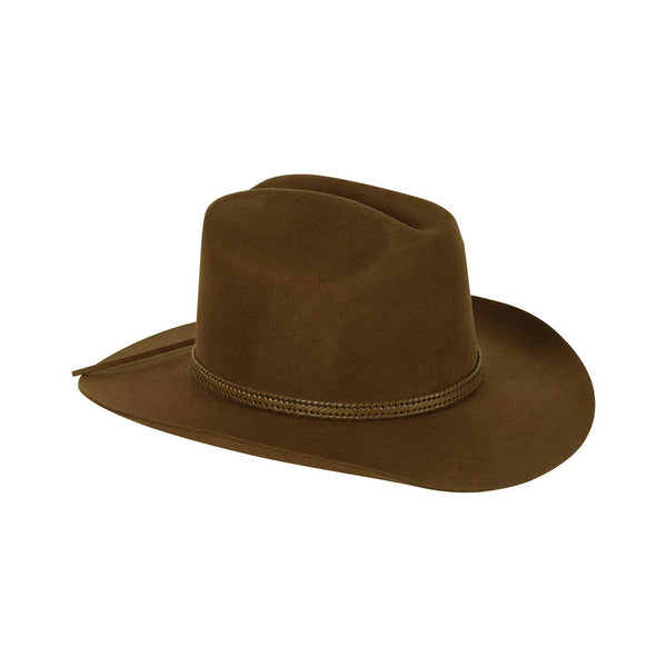 The Outback - Wool Felt Cowboy Hat in Brown