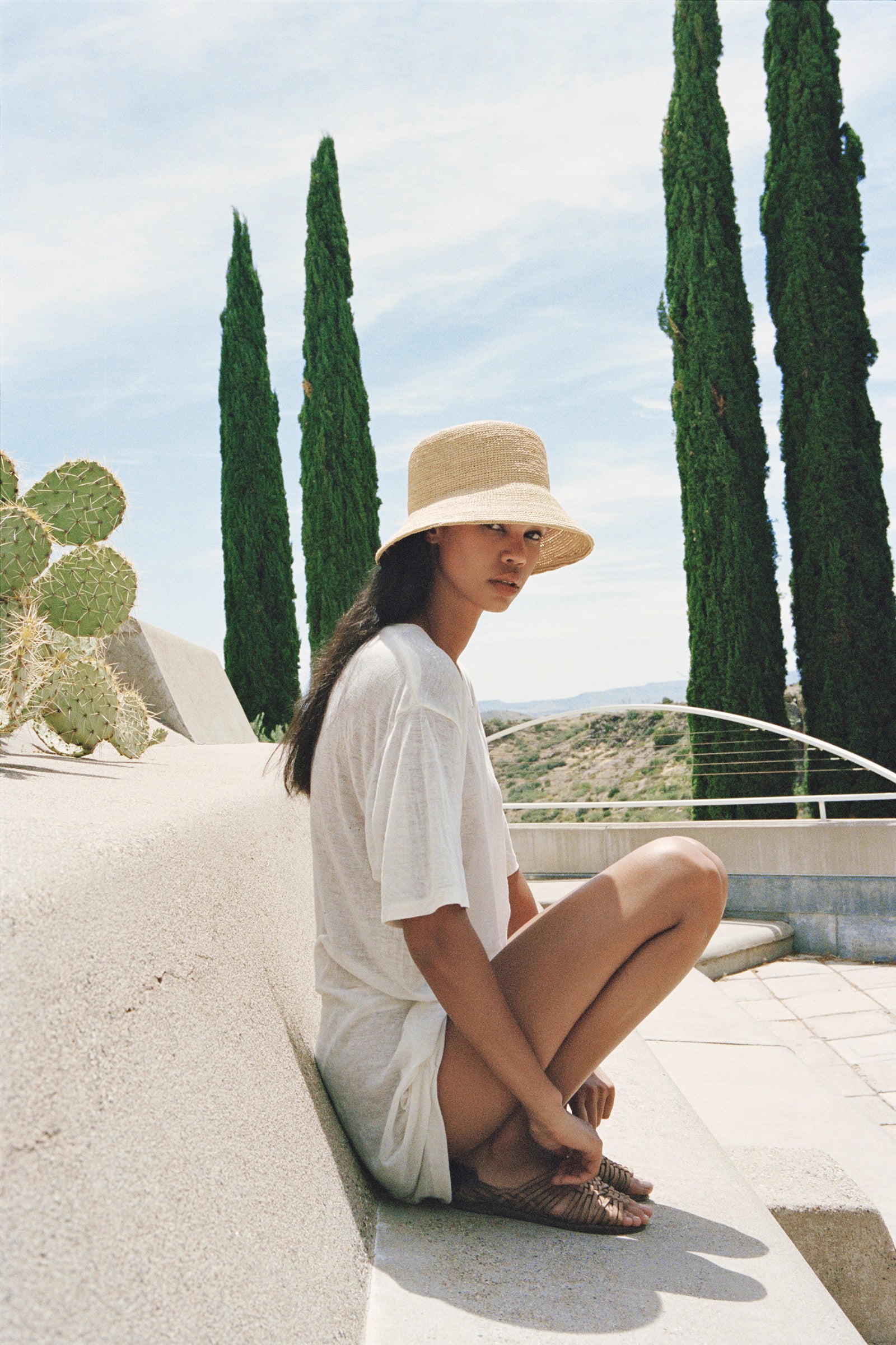 The Inca Bucket - Straw Bucket Hat in Natural | Lack of Color