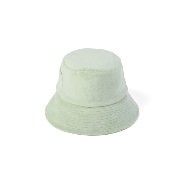 Wave Bucket - Cotton Bucket Hat in Green