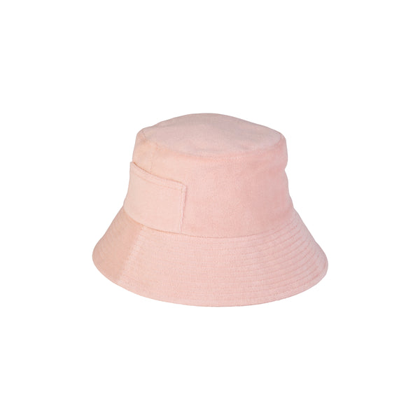 Womens Wave Bucket - Cotton Bucket in Pink