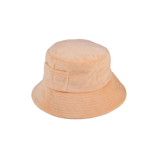 Wave Bucket - Cotton Bucket Hat in Pink