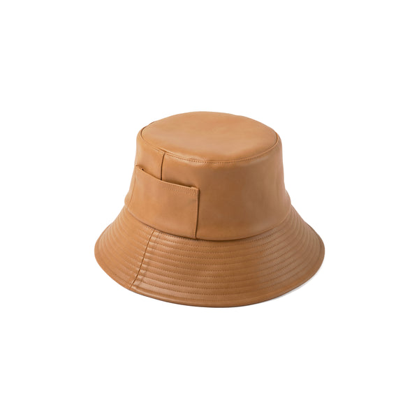 Womens Wave Bucket - Bucket Hat in Brown