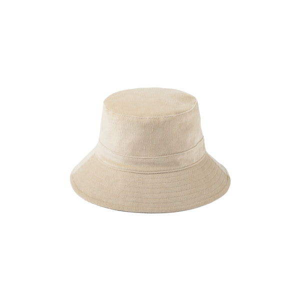 Womens Dunes Bucket - Corduroy Bucket Hat in Beige