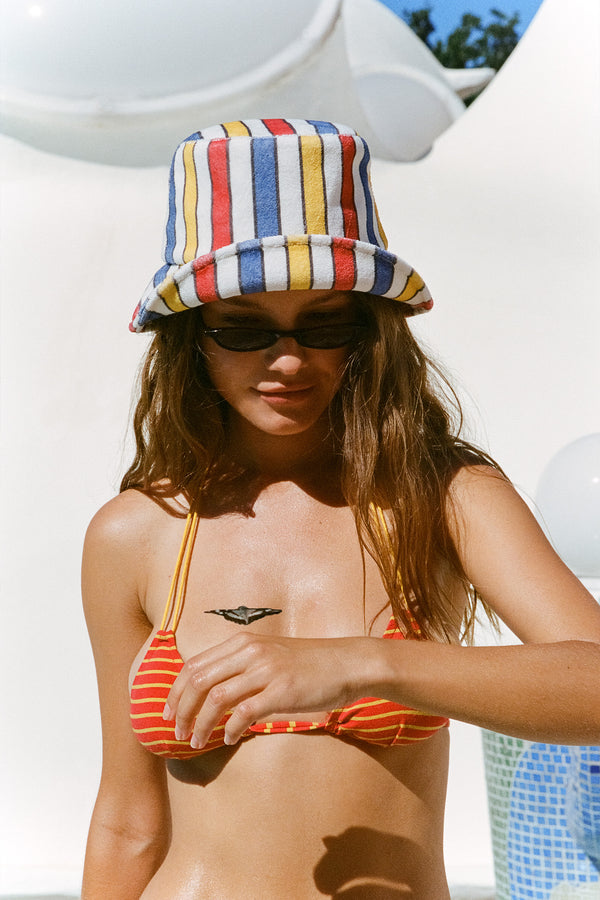 Womens Shore Bucket - Cotton Bucket Hat in Multicolor